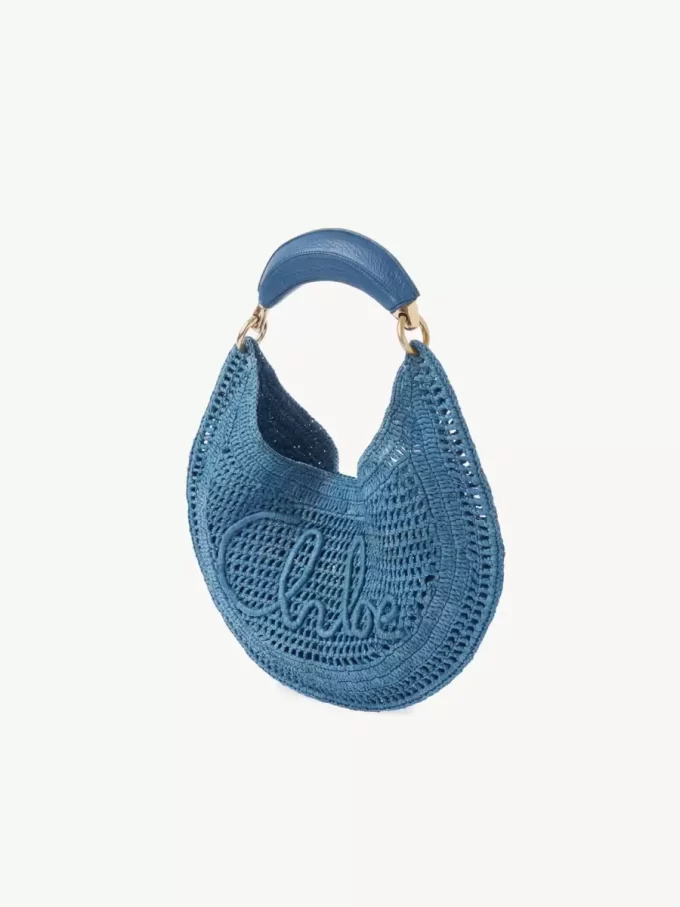 Summer Banana hobo bag in raffia