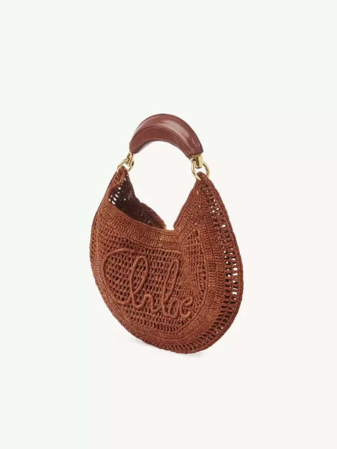 Summer Banana hobo bag in raffia