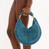 Summer Banana hobo bag in raffia