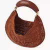 Summer Banana hobo bag in raffia