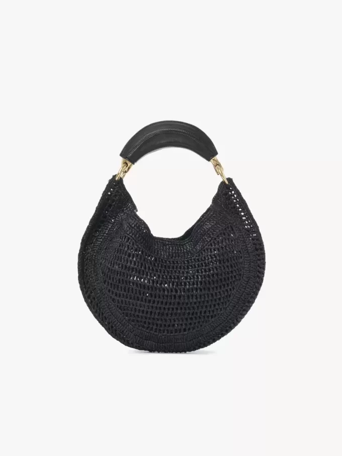 Summer Banana hobo bag in raffia