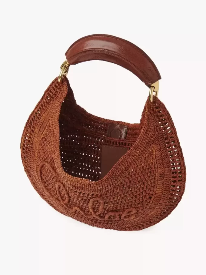 Summer Banana hobo bag in raffia