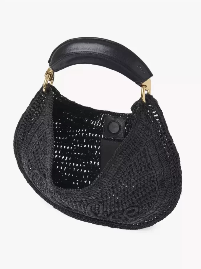 Summer Banana hobo bag in raffia