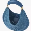 Summer Banana hobo bag in raffia