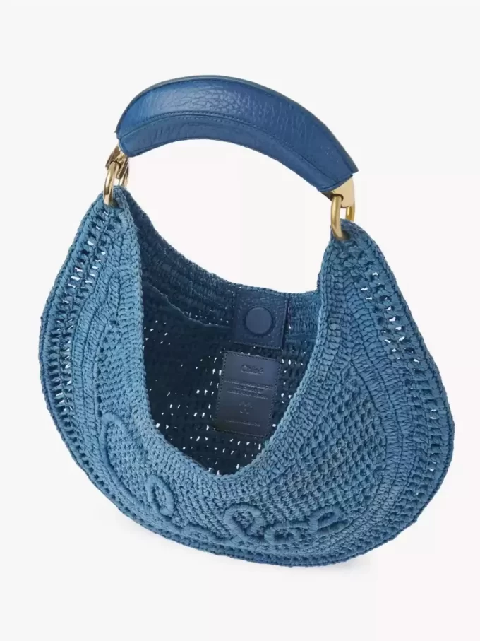 Summer Banana hobo bag in raffia