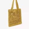Summer Banana tote bag in raffia