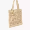 Summer Banana tote bag in raffia
