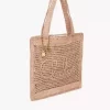 Summer Banana tote bag in raffia