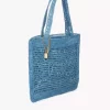 Summer Banana tote bag in raffia