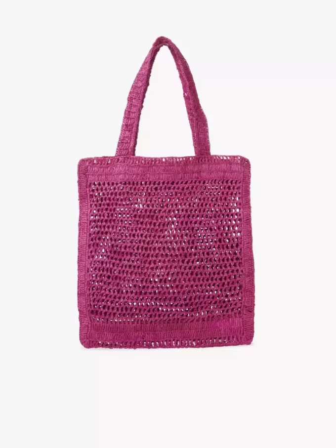 Summer Banana tote bag in raffia