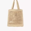 Summer Banana tote bag in raffia