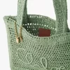 Summer Banana tote bag in raffia