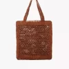 Summer Banana tote bag in raffia
