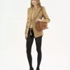Tailored jacket in wool grain de poudre
