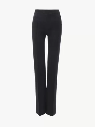 Tailored pants in wool gabardine