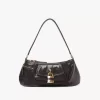 The 99 shoulder bag in croco-effect leather