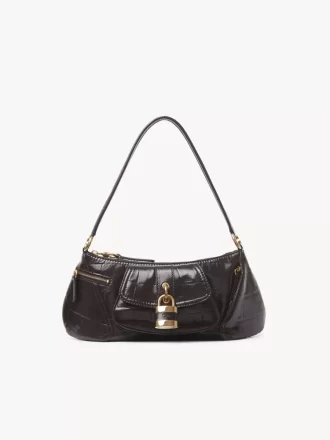 The 99 shoulder bag in croco-effect leather