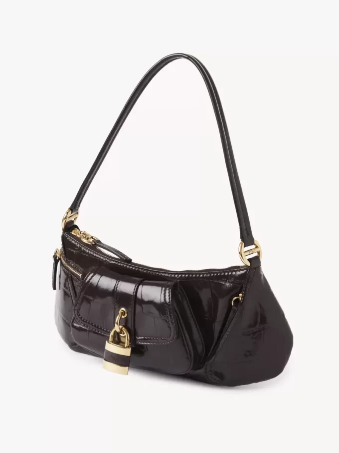 The 99 shoulder bag in croco-effect leather