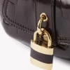 The 99 shoulder bag in croco-effect leather