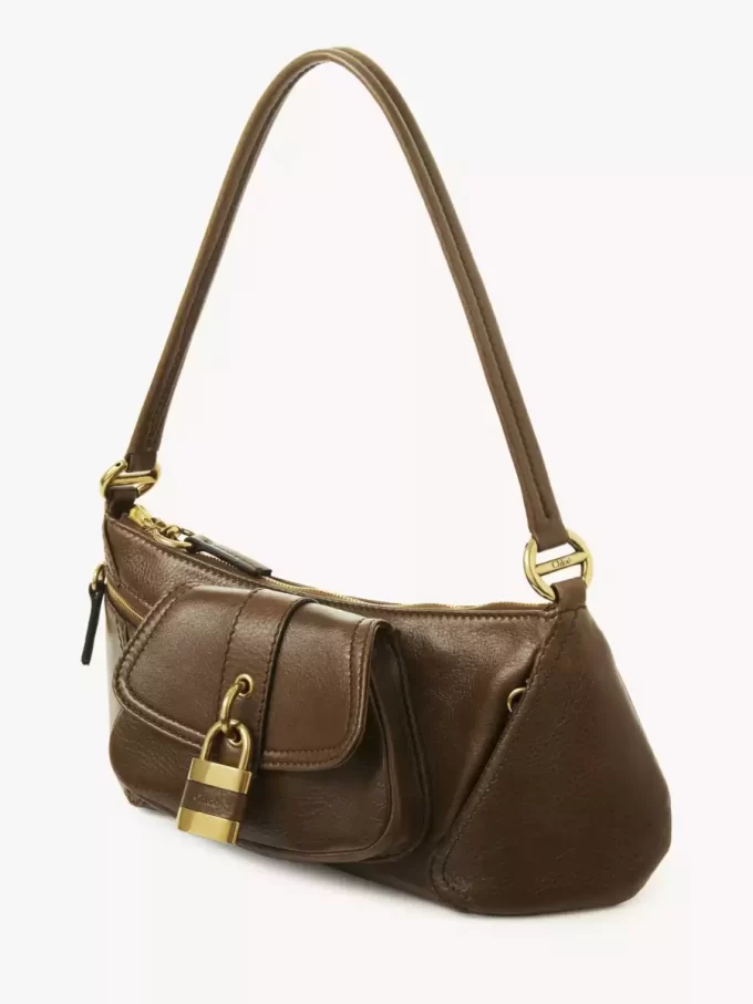 The 99 shoulder bag in grained leather