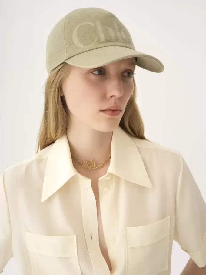 The Chloé Essentials cap in washed cotton