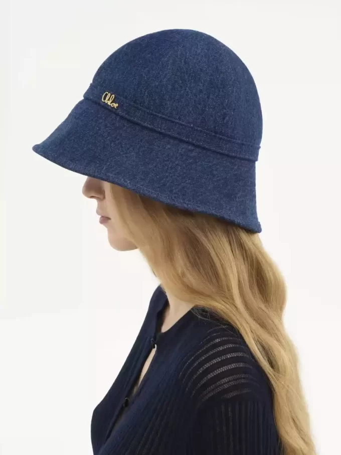 The Chloé Iconic bucket hat in denim