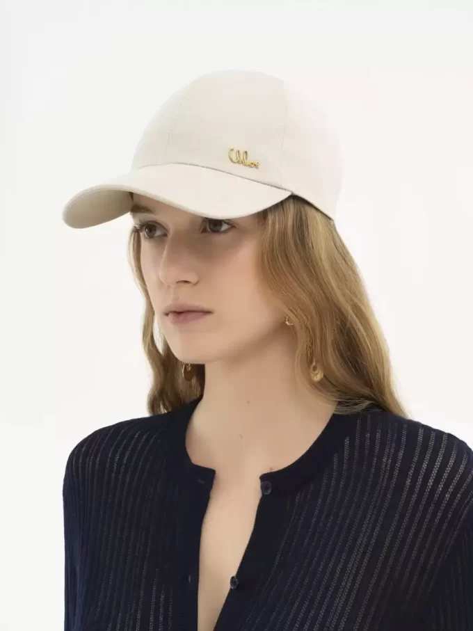 The Chloé Iconic cap in cotton canvas