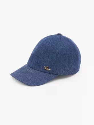 The Chloé Iconic cap in denim