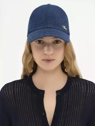 The Chloé Iconic cap in denim