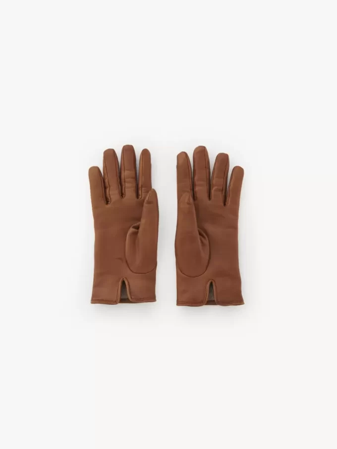 The Chloé Iconic gloves in leather