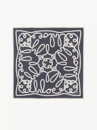 The Chloé Iconic Print scarf in cotton & silk