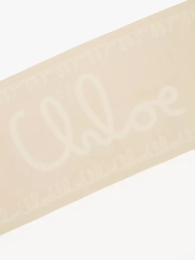 The Chloé Iconic scarf in jacquard wool
