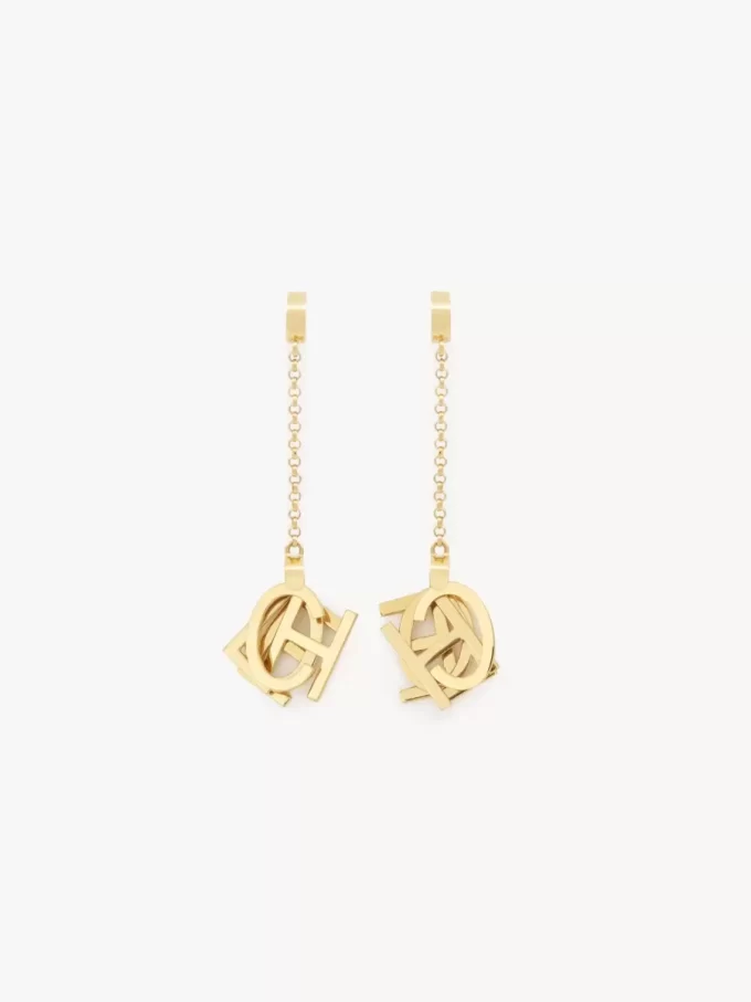 The Chloé Letters earrings
