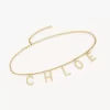The Chloé Letters jewelry belt