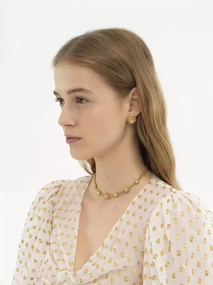 The Chloé Mechanical Flowers earrings