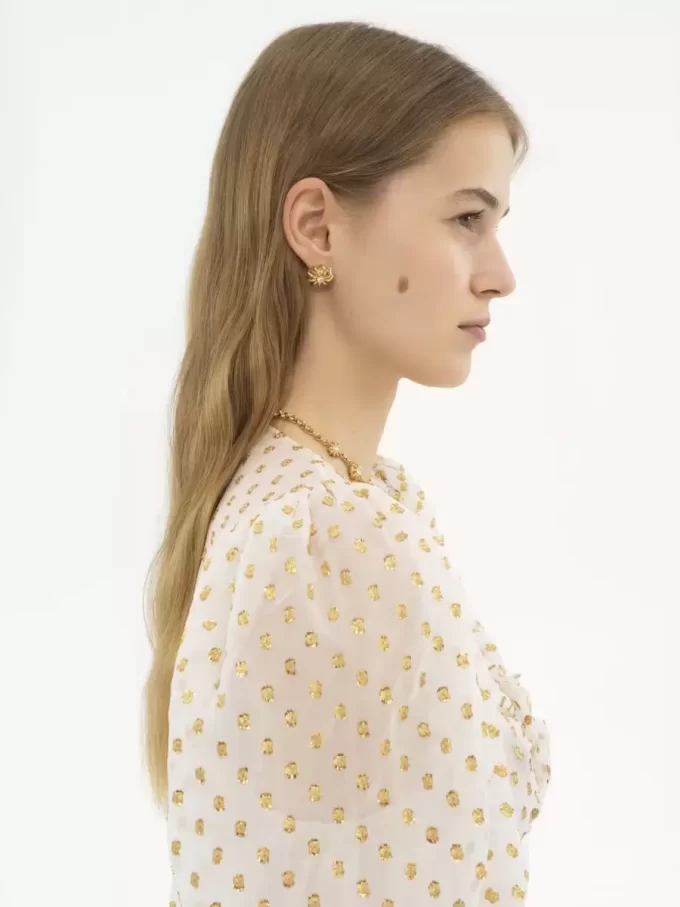 The Chloé Mechanical Flowers earrings