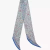 The Chloé Paisley bandeau scarf in silk charmeuse