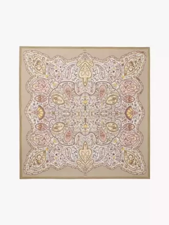 The Chloé Paisley square scarf in silk twill