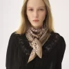 The Chloé Paisley square scarf in silk twill