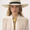 The Chloé Panama hat in palm straw
