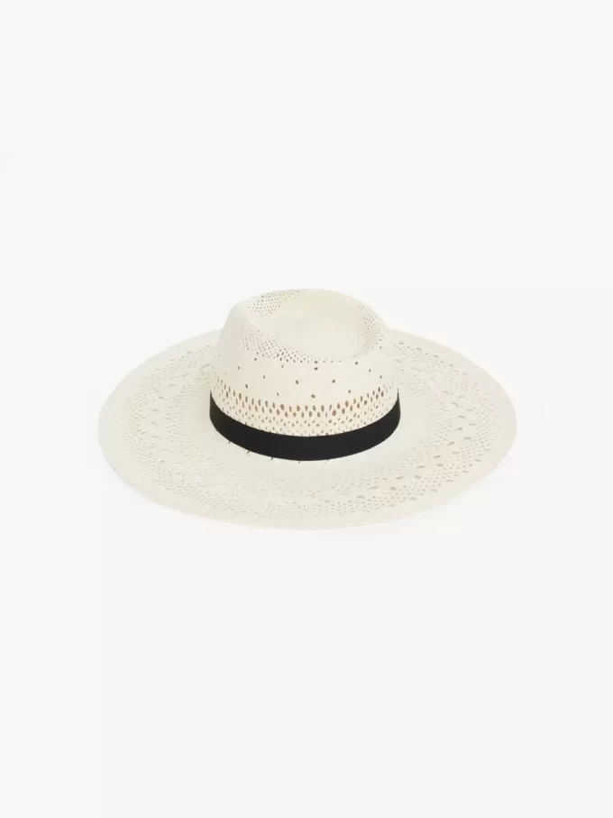 The Chloé Panama hat in palm straw