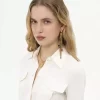 The Chloé Pompoms earrings
