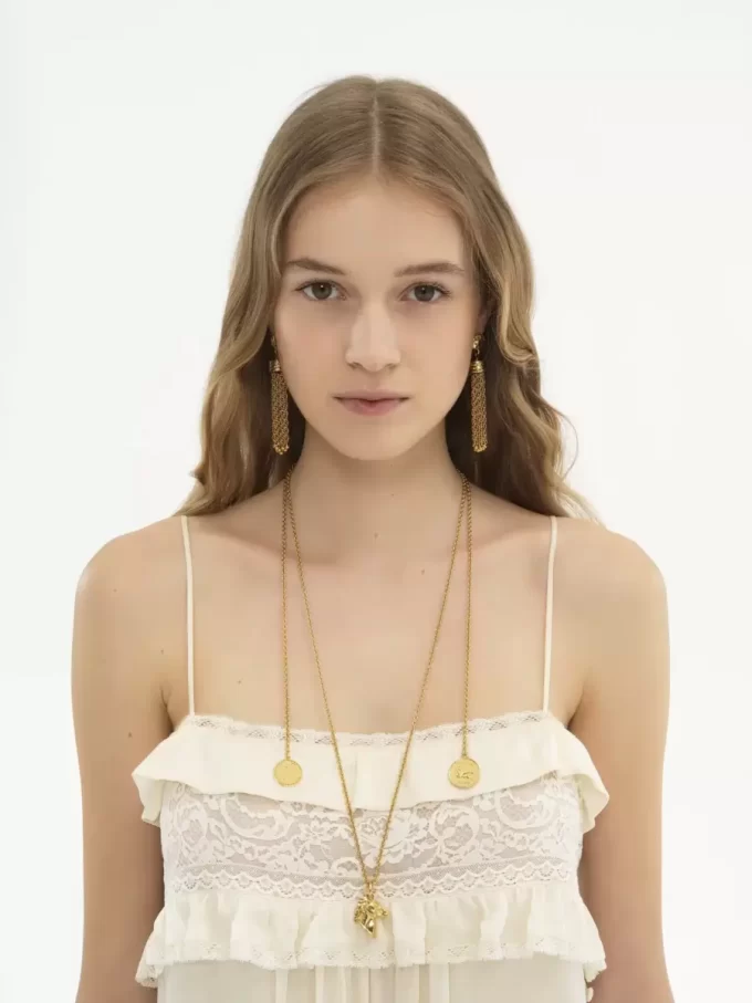 The Chloé Pompoms earrings