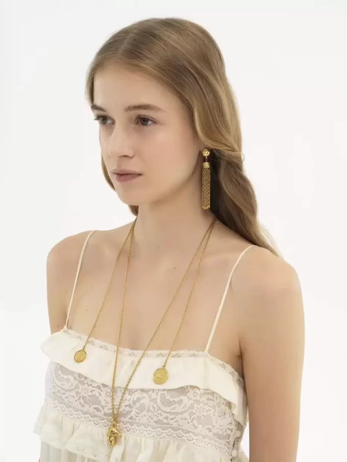 The Chloé Pompoms earrings