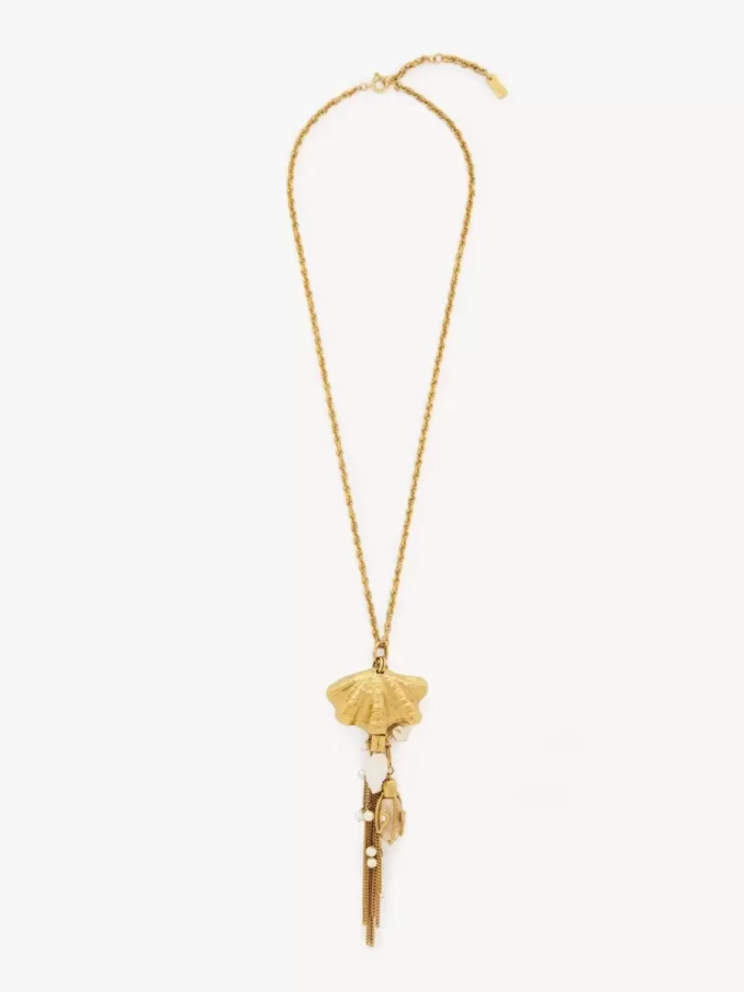 The Chloé Shells pendant necklace