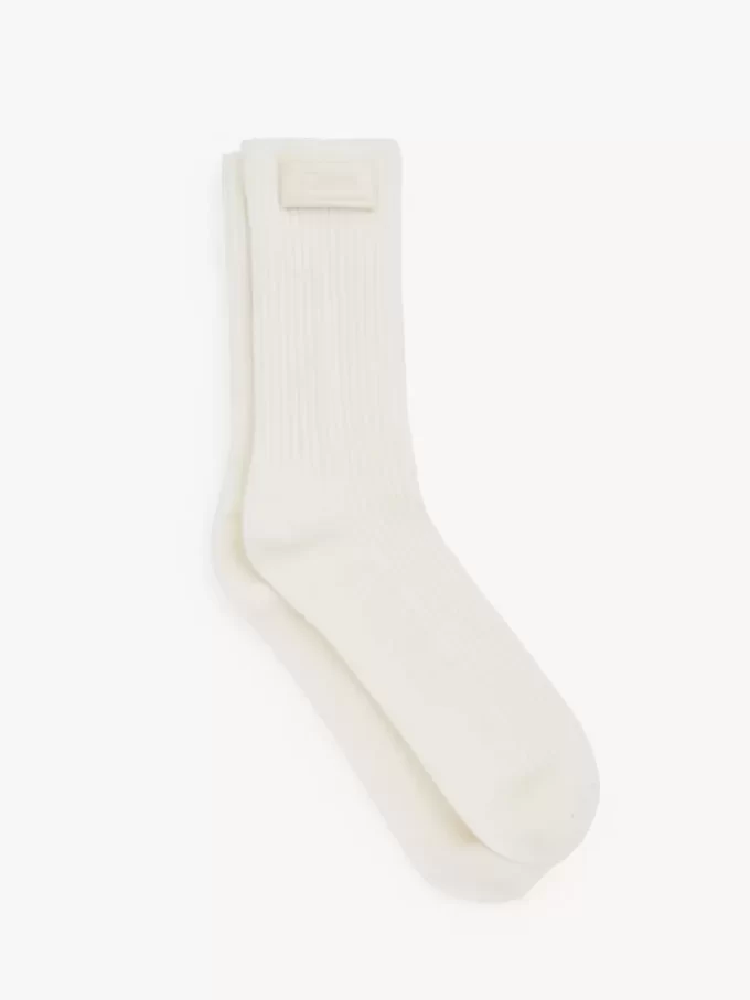 The Chloé Signature socks in wool knit