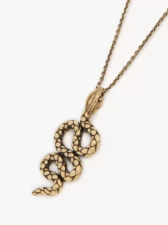 The Chloé Snake pendant necklace