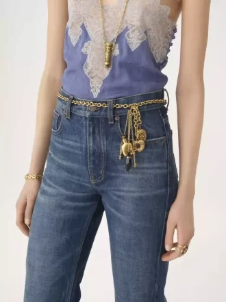 The Château Treasures charm in brass & resin