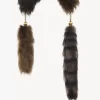 The Treasure Tails scarf in shearling