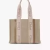 Woody tote bag in linen